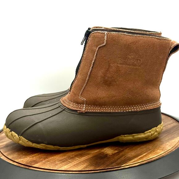 REDHEAD RED HEAD Duck Hunting Brown 3M Thinsulate Front Zip 200 Gram Boots Men 9 main image 5